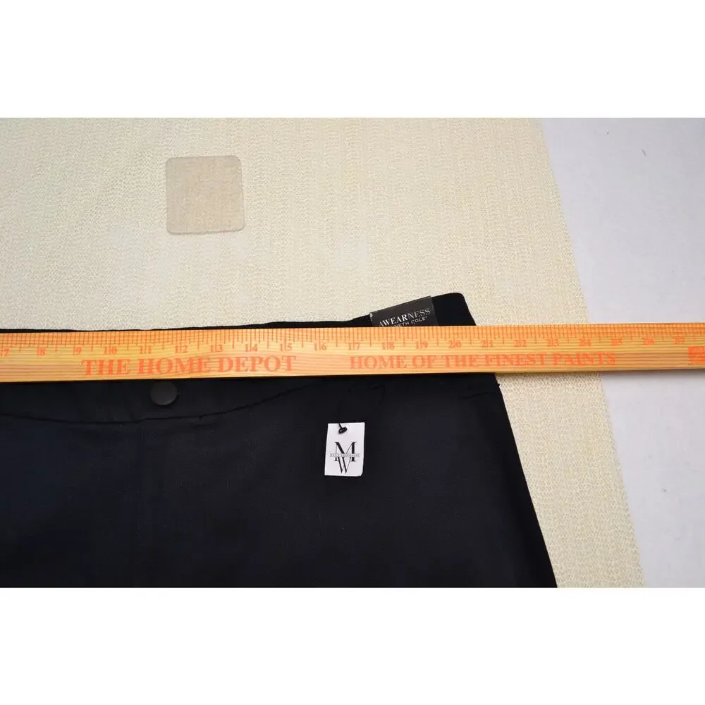 Kenneth Cole‎ Awearness Men's Black Flat Front Tailored Shorts Performance 42